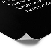 We Belong Together Love Poem poster muurkunst deco (Hoek)