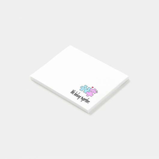 We belong together post-it® notes (Schuin)