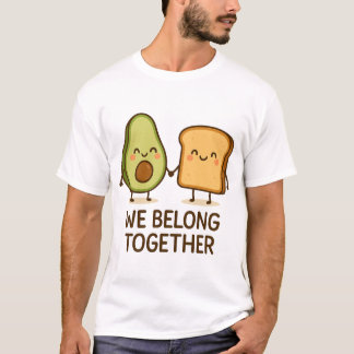 We Belong Together Schattigee paar kunst voor soul T-shirt
