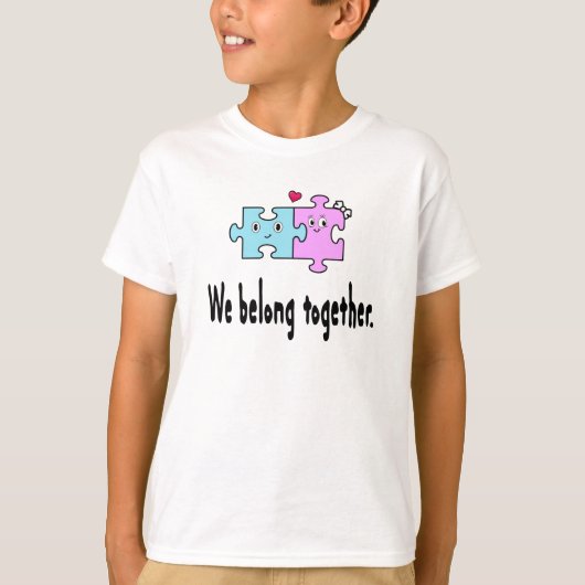 We belong together t-shirt (Voorkant)