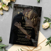 We beloven nog steeds een elegante fotoverjaardag kaart