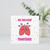 We Belung Together Valentijnkaart Feestdagenkaart (Staand voorkant)