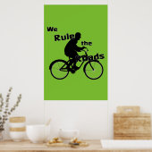 We bepalen het Poster van de Wegen (fietser) (Keuken)