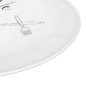 We bereiden in Peace Circle glazen snijplank (Hoek)