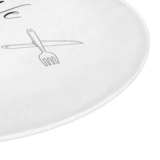 We bereiden in Peace Circle glazen snijplank (Hoek)