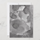 We besloten op Forever Black White Photo Verloving Kaart (Achterkant)