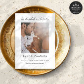 We besloten tot Forever Photo Verloving Aankondiging