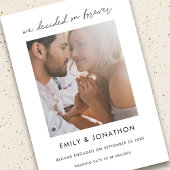 We besloten tot Forever Photo Verloving Aankondiging