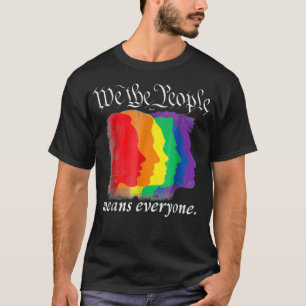 WE BETEKENEN IEDEREEN gay pride shirt 2018 