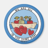 We bevinden ons allemaal in hetzelfde vak, 3_Round Magneet (Voorkant)