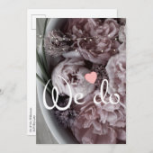 We bewaren de datum bruiloft uitnodigingen (Voorkant / Achterkant)