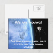 We bewegen aankondigingskaart (Voorkant / Achterkant)