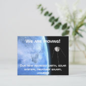 We bewegen aankondigingskaart (Staand voorkant)