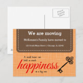 We bewegen aankondigingskaart (Voorkant / Achterkant)