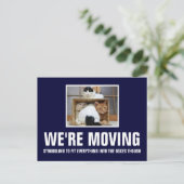 We bewegen aankondigingskaart (Staand voorkant)