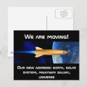 We bewegen aankondigingskaart (Voorkant / Achterkant)