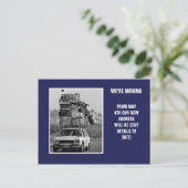 We bewegen aankondigingskaart (Staand voorkant)