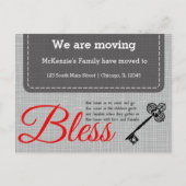 We bewegen aankondigingskaart (Voorkant)