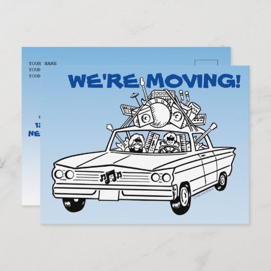 We bewegen. Briefkaart (Voorkant / Achterkant)