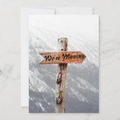 We bewegen een grappige huiskaart. kaart (Voorkant)