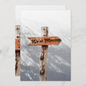 We bewegen een grappige huiskaart. kaart (Voorkant / Achterkant)