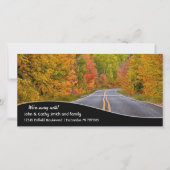 We bewegen in het noorden van de herfst. aankondiging (Voorkant)