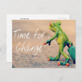 We bewegen. Maar niet met kikker Briefkaart (Voorkant / Achterkant)