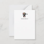 We bewegen schattig notitiekaartje (Achterkant)