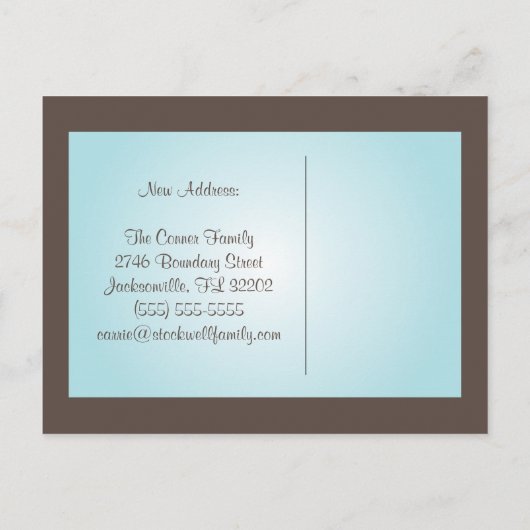 We bewegen - Turtle Mover Briefkaart (Achterkant)