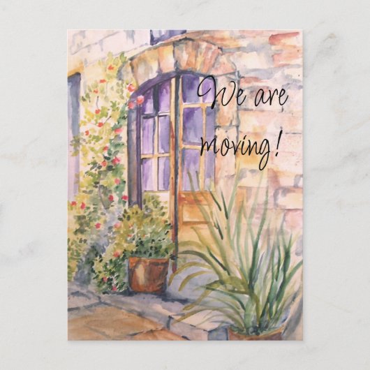 We bewegen Waterverf  deur Aankondigingskaart (Voorkant)