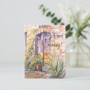 We bewegen Waterverf  deur Aankondigingskaart