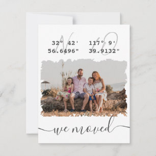 "We bewogen" DMS Coördineert familie Foto's Aankondiging