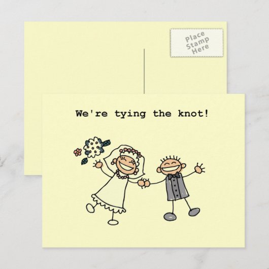 We binden de knoop door briefkaart (Voorkant / Achterkant)