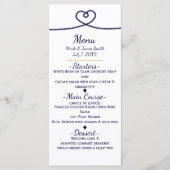 We binden de knoop Nautical Beach Wedding Menu (Voorkant)