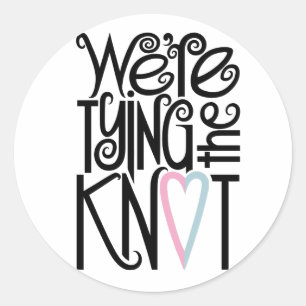 We binden de knoop Sticker