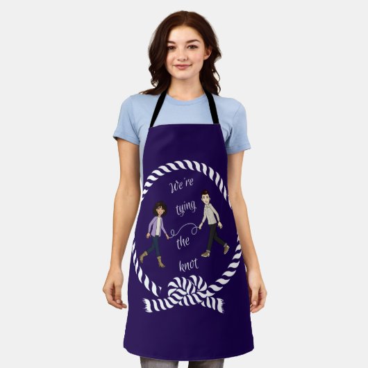 We binden de konijnenwijk. schort (Gedragen)