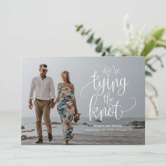 We binden de niet-bruiloft met de foto van de datu kaart (Staand voorkant)