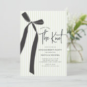 We binden het knoop Verloving Kaart (Staand voorkant)