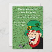 We bit 'o Fun St. Patrick's Party Invitation Kaart (Voorkant)