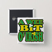 We bit O'Irish button (Voorkant /achterkant)