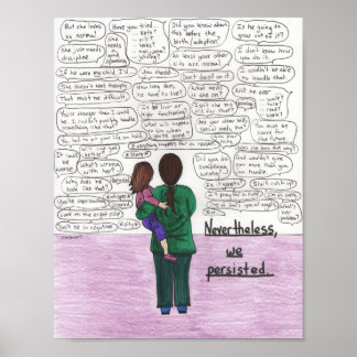We blijven zitten (ouders van kinderen met een han poster
