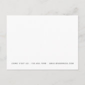 We Bought A House Eenvoudige Aankondigingskaart (Achterkant)