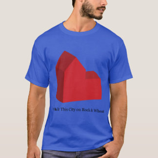 We bouwden deze stad op Rock Wheat boy vintage fam T-shirt