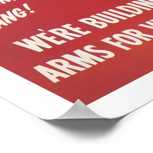 We bouwen wapens voor overwinning poster (Hoek)