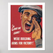 We bouwen wapens voor overwinning poster (Voorkant)