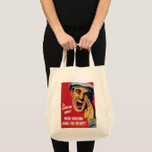 We bouwen wapens voor overwinning! tote bag (Voorkant (product))