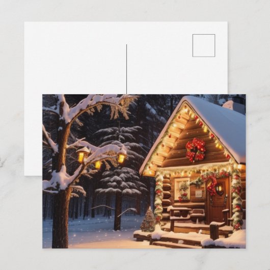 We brachten samen tijd door tijdens Kerstmis Feestdagenkaart (Voorkant / Achterkant)