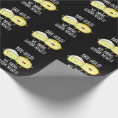 We brengen Gouda News Cheese Pun Dark BG Cadeaupapier (Hoek)