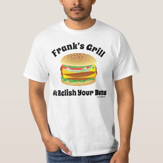 We brengen je Buns Funny Hamburger terug T-shirt (Voorkant)