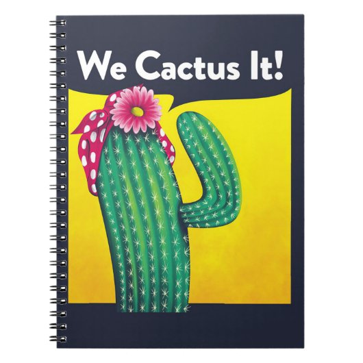 We cactus het notitieboek (Voorkant)
